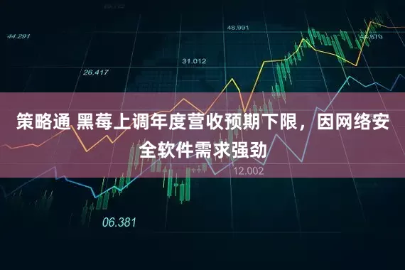 策略通 黑莓上调年度营收预期下限，因网络安全软件需求强劲